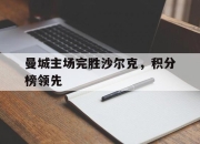 爱游戏ayx平台-曼城主场完胜沙尔克，积分榜领先