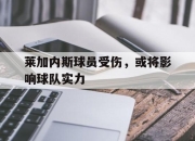 爱游戏ayx平台-莱加内斯球员受伤，或将影响球队实力